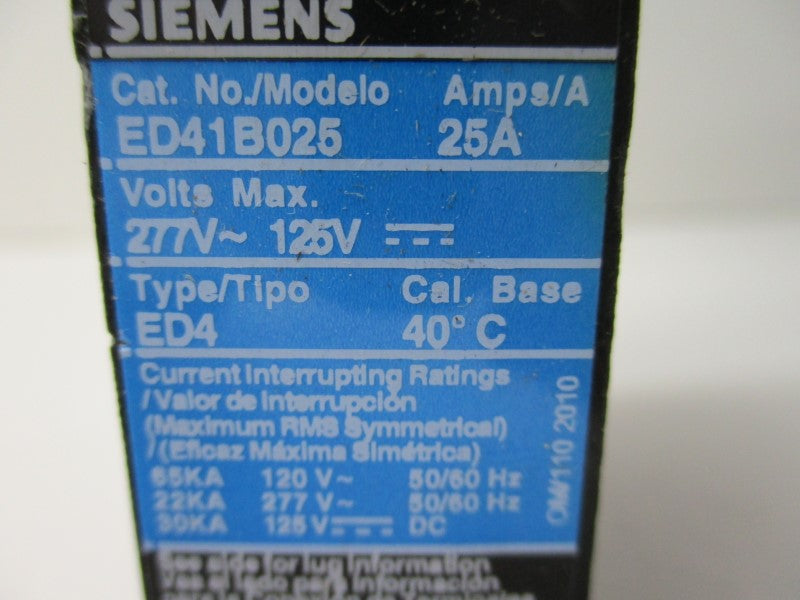 SIEMENS ED41B025  UNMP