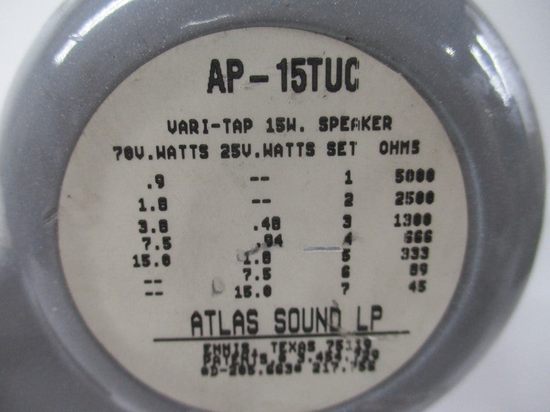 ATLAS SOUND AP-15TUC  NSNP