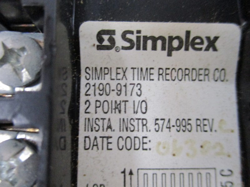 SIMPLEX 2190-9173  NSNP
