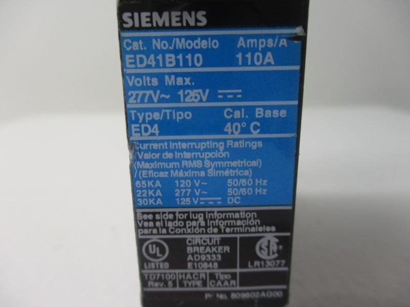 SIEMENS ED41B110  UNMP
