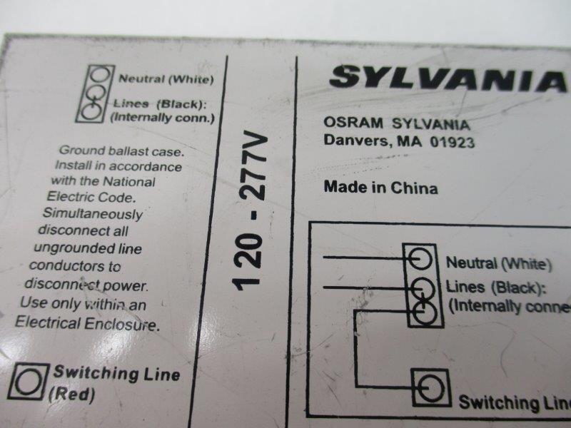 SYLVANIA QTP4X54T5HO-UNVPSNHTW  UNMP