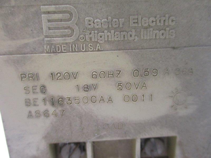 BASLER ELECTRIC BE116350CAA0011  UNMP