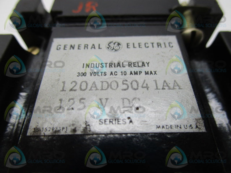 GENERAL ELECTRIC 120AD05041AA RELAY  UNMP