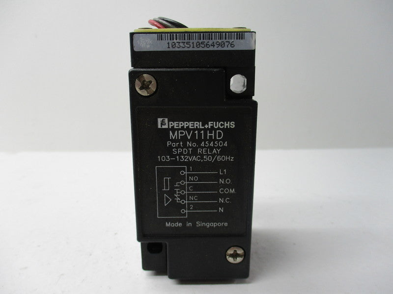 PEPPERL+FUCHS MPV11HD 454504 UNMP