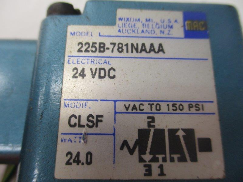 MAC 225B-781NAAA  UNMP