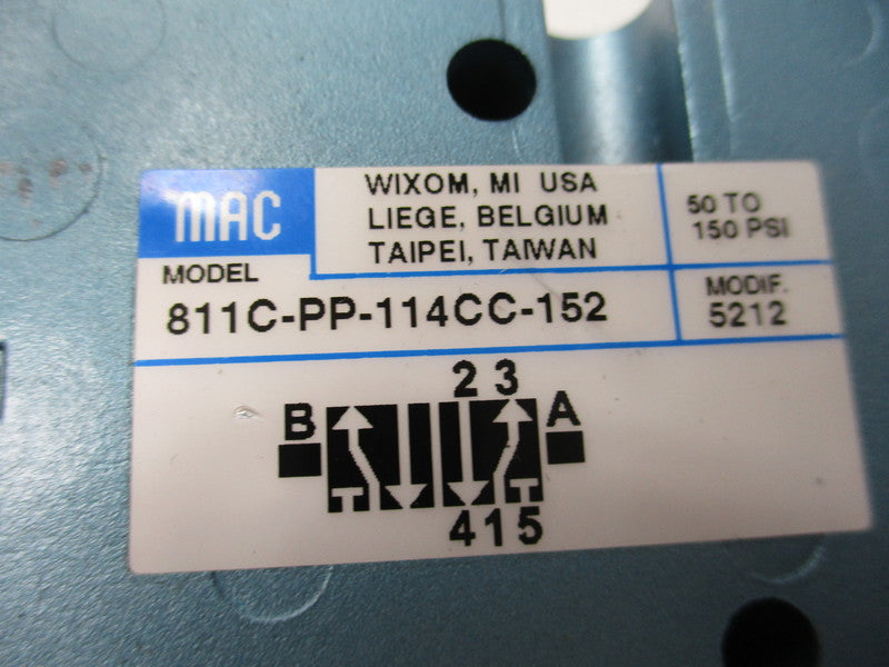 MAC 811C-PP-114CC-152 (DUAL)  NSNP
