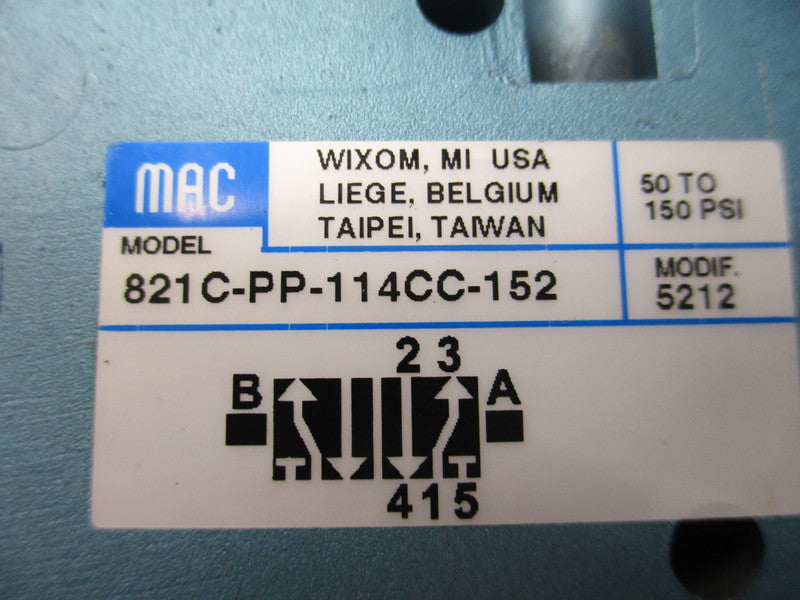 MAC 821C-PP-114CC-152 (DUAL)  NSNP