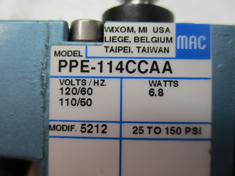 MAC 821C-PP-114CC-152 (DUAL)  NSNP