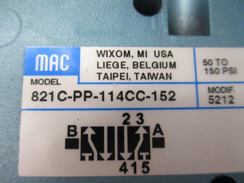 MAC 821C-PP-114CC-152 (DUAL)  NSNP
