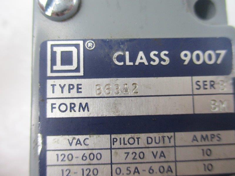SQUARE D 9007B63A2 SER. B  UNMP