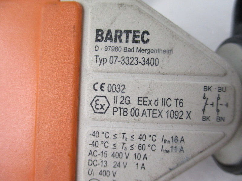 BARTEC 07-3323-3400  UNMP