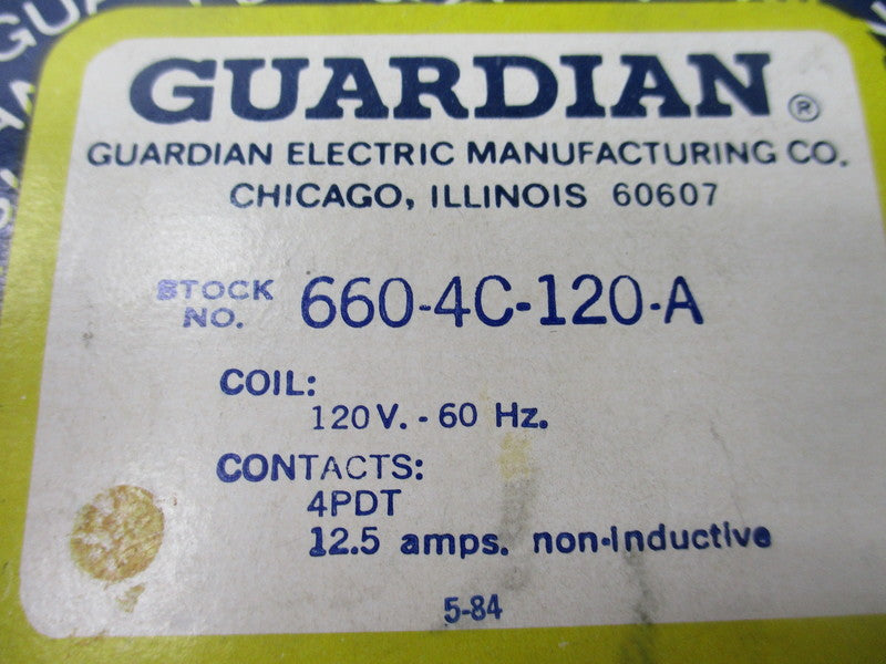 GUARDIAN ELECTRIC 660-4C-120-A NSMP