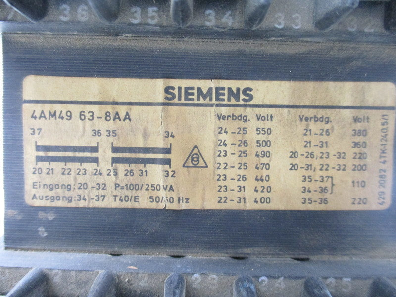 SIEMENS 4AM4963-8AA  UNMP