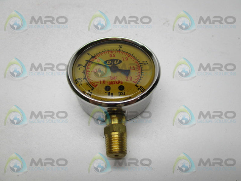 DURA-UNITED 25-400FG-02L0VAC/30 PRESSURE GAUGE  NSMP