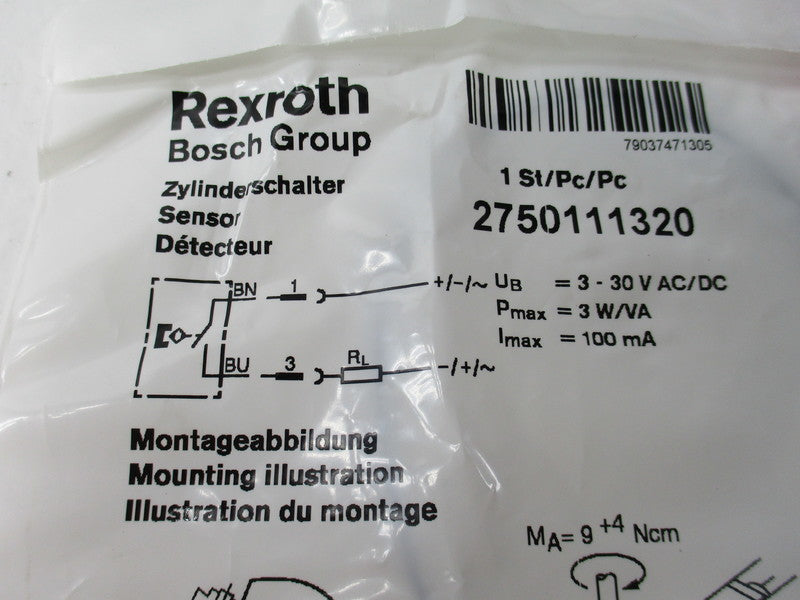 REXROTH 2750111320 NSMP