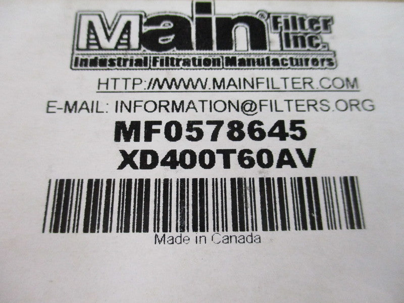 MAIN FILTER MF0578645 XD400T60AV NSMP