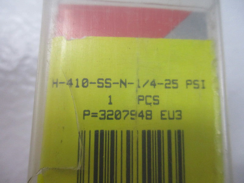 HAM-LET H-410-SS-N-1/4-25 PSI NSMP