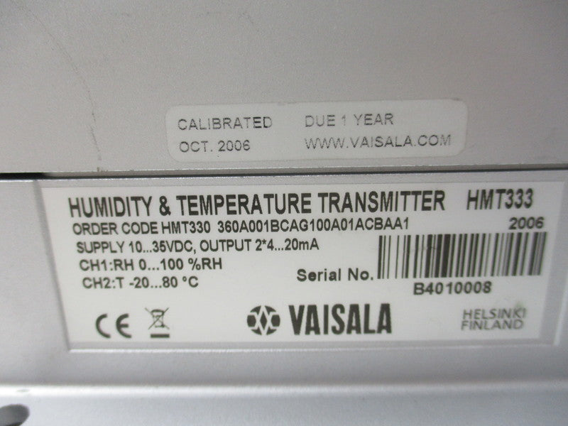 VAISALA HMT33 (AS PICTURED)  UNMP