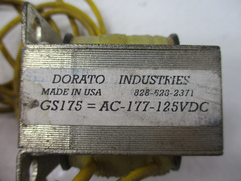 DORATO INDUSTRIES GS175 AC-177-125VDC  UNMP