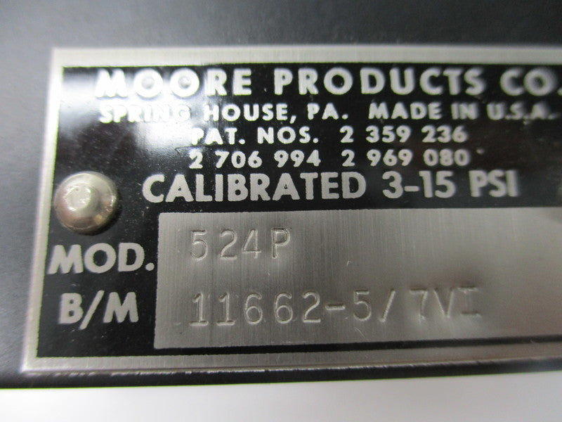 MOORE PRODUCTS 524P  NSNP
