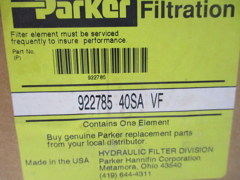 PARKER 922785-40SA-VF NSMP
