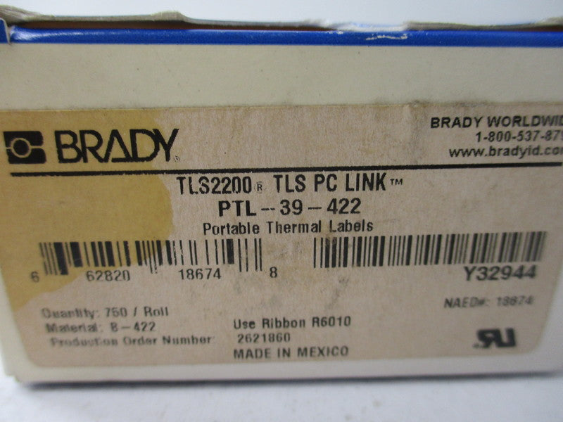 BRADY PTL-39-422 NSMP