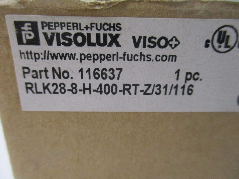 PEPPERL + FUCHS RLK28-8-H-400-RT-Z/31/116 116637 NSMP