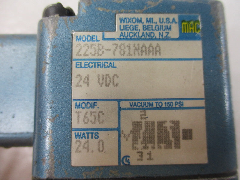 MAC 225B-781NAAA (AS PICTURED)  UNMP