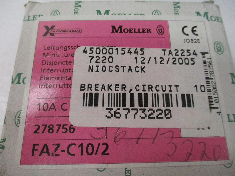 KLOCKNER MOELLER FAZ-C10/2 NSMP