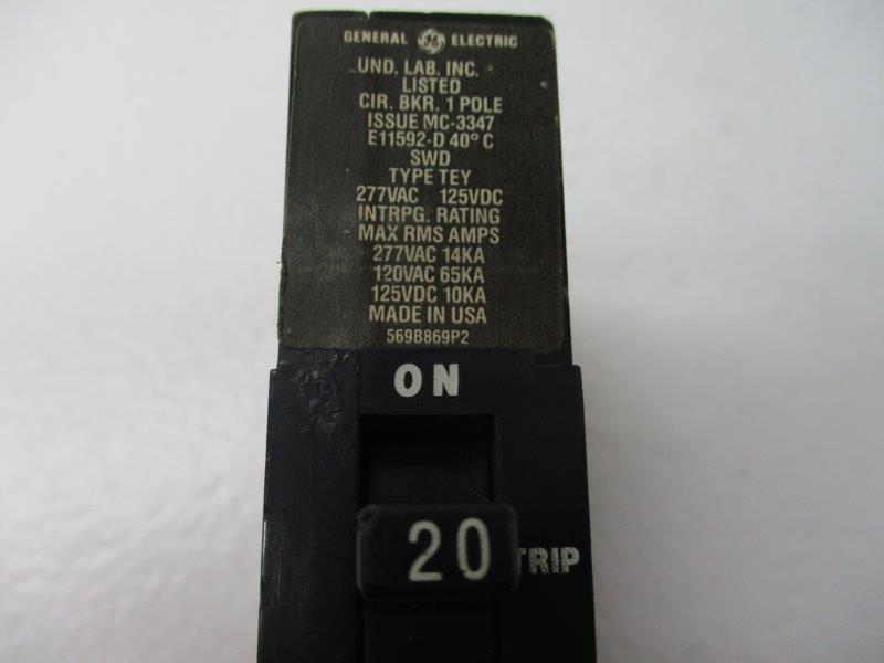 GENERAL ELECTRIC TEY120  20A 277V UNMP