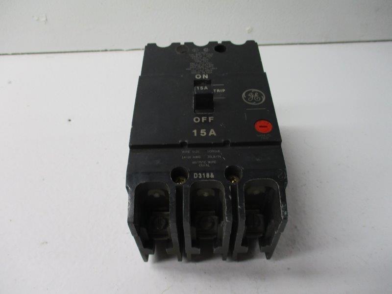 GENERAL ELECTRIC TEY315 15A 480/277VAC UNMP