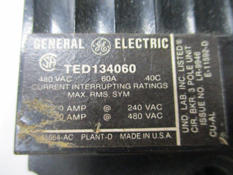 GENERAL ELECTRIC TED134060  UNMP