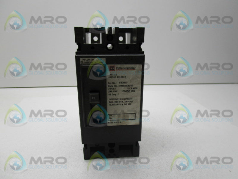 CUTLER HAMMER EB2015 CIRCUIT BREAKER  UNMP