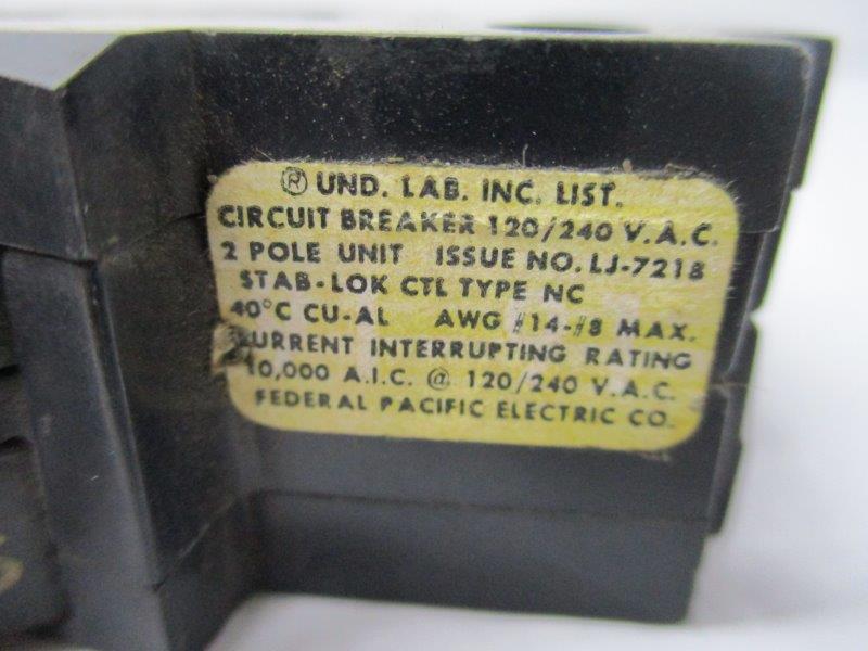 FEDERAL PACIFIC ELECTRIC NC220  UNMP