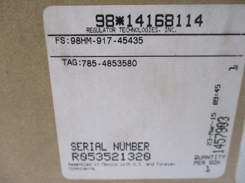 FISHER FS98HM-917-45435 NSMP