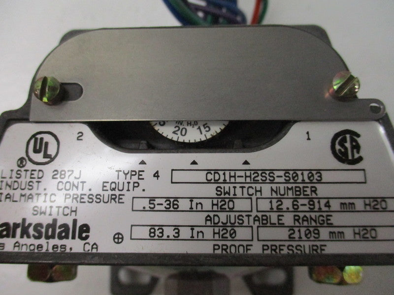 BARKSDALE CD1H-H2SS-S0103  NSNP