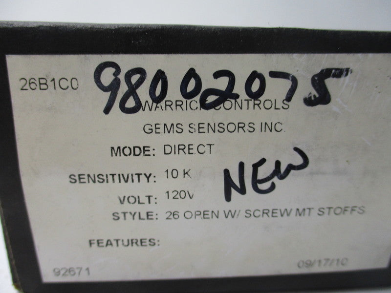 WARRICK CONTROLS 26B1C0 NSMP