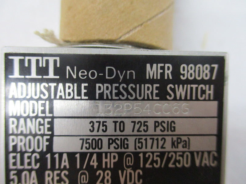ITT MFR98087 132P54CC6G  NSNP