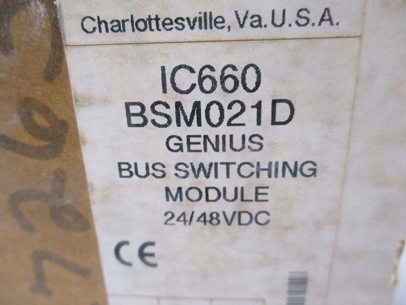 GE FANUC IC660BSM021D NSMP
