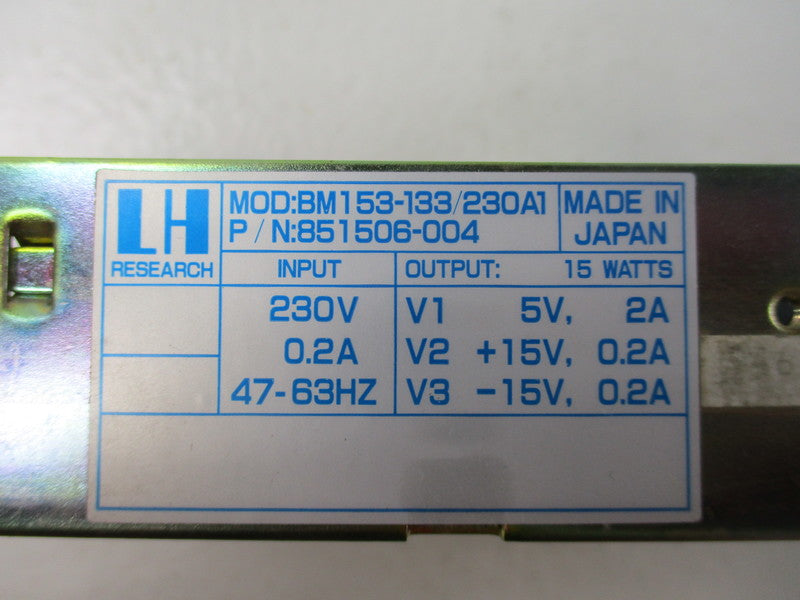 LH RESEARCH BM153-133/230A1  NSNP