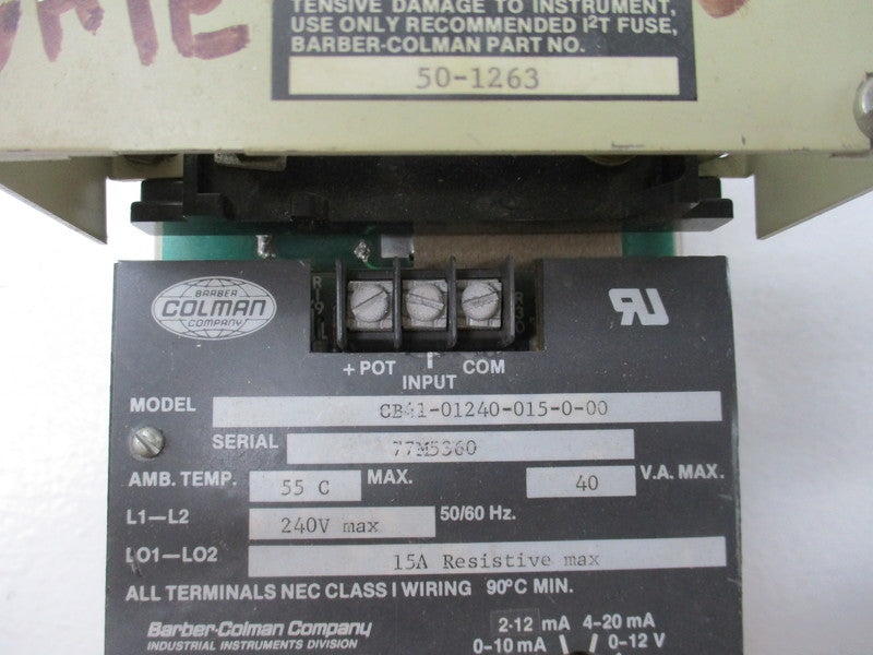 BARBER COLMAN CB41-01240-015-0-00  UNMP