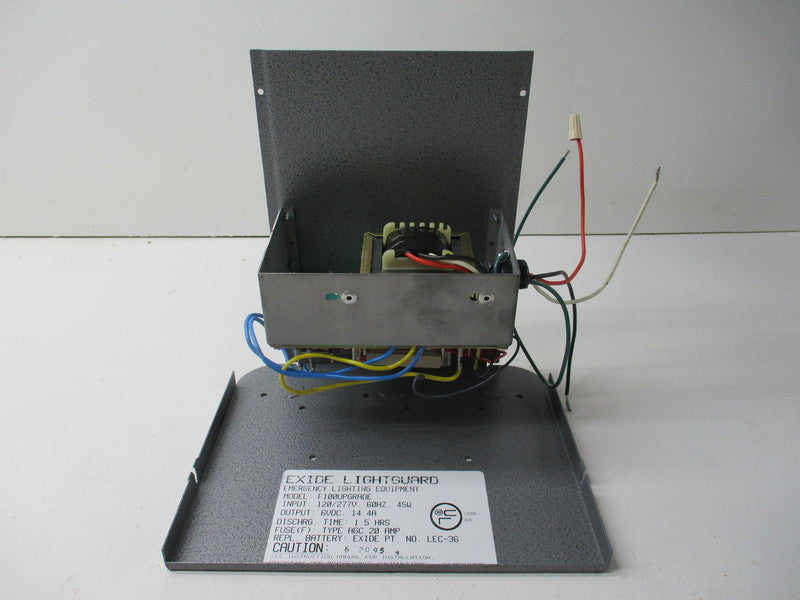 EXIDE MODEL F100 (AS PICTURED)  UNMP