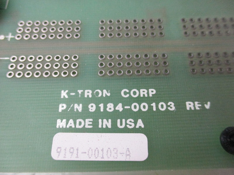 K-TRON 9184-00103  UNMP