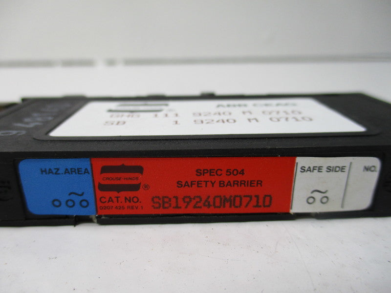 CROUSE HINDS SPEC504 SB19240M0710  NSNP