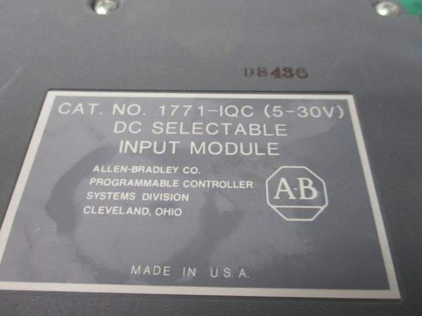 ALLEN BRADLEY 1771-IQC NSMP