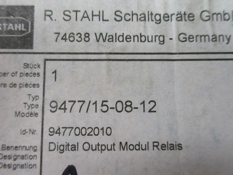 STAHL 9477/15-08-12 NSMP