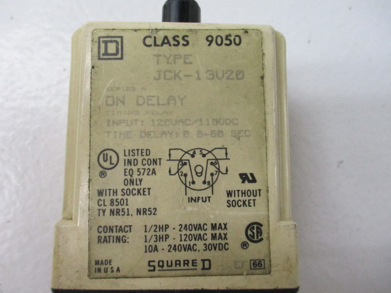 SQUARE D 9050-JCK-13V20  UNMP