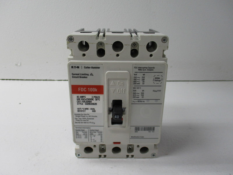 CUTLER HAMMER FDC3040V  UNMP