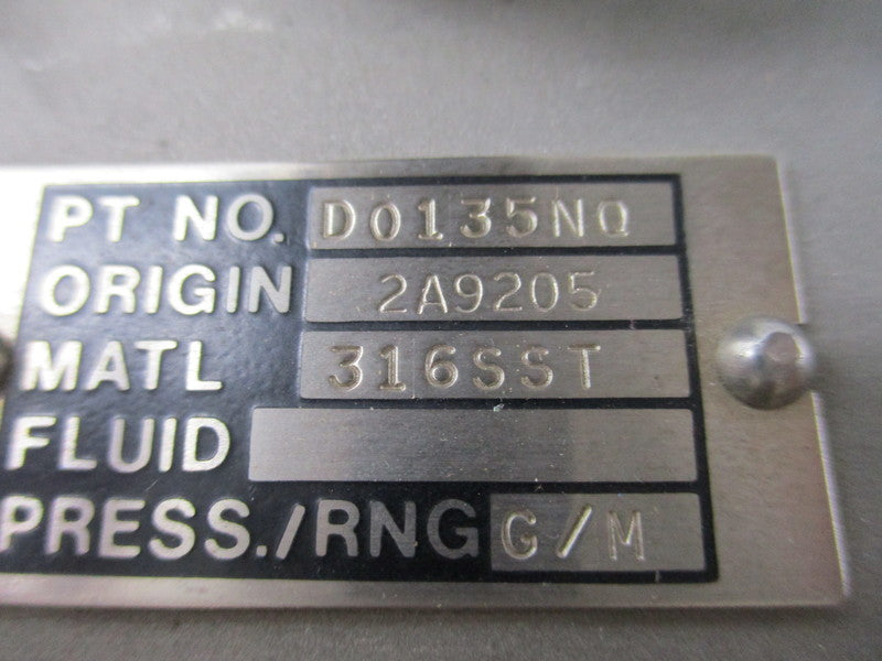 FOXBORO D0135NQ  NSNP