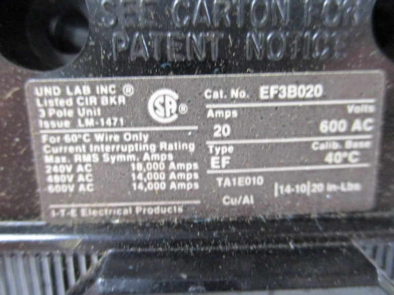 ITE SIEENS EF3B020  NSNP